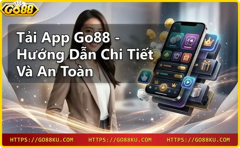 Biểu tượng khiên bảo vệ với dấu kiểm, ánh sáng neon xanh và hồng, đại diện cho sự an toàn của ứng dụng Go88