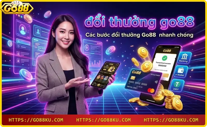 Các bước đổi thưởng Go88 nhanh chóng trên điện thoại thông minh