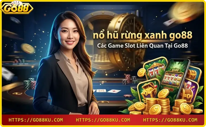 Các game slot tại Go88: nổ hũ rừng xanh, nổ hũ thần tài và slot đại phát