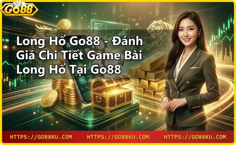 Giao diện game long hổ Go88 với bàn chơi casino trực tuyến